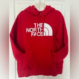 Red The North Face Hoodie